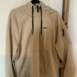 Nike Therma Fit Jacket Tan Size L